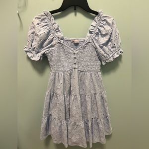 Light blue mini dress